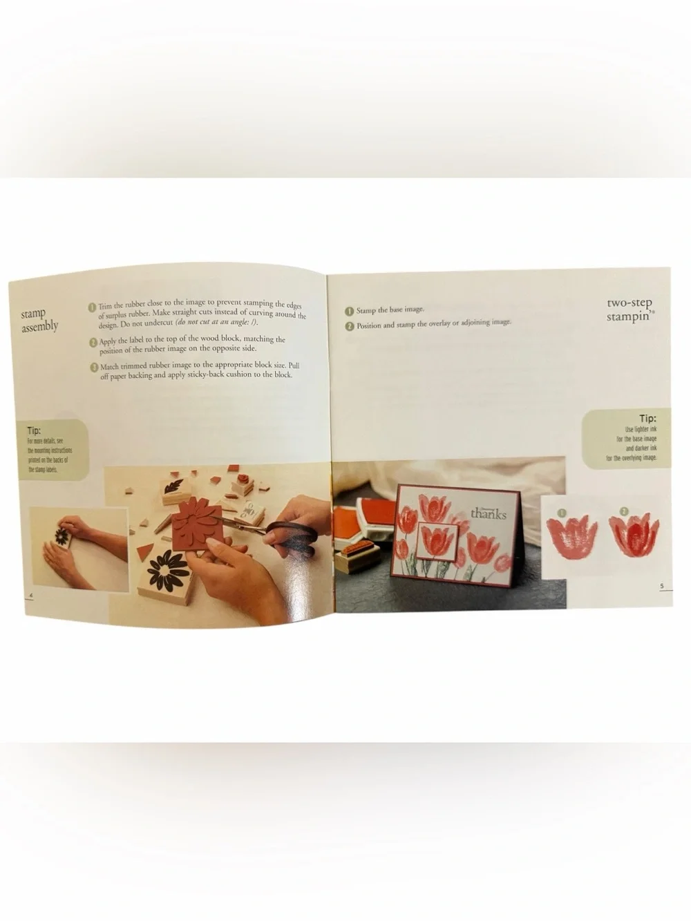 Lot of 7 Stampin' Techniques idea books from 1990-2007